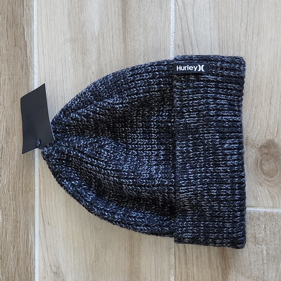 Hurley Accessories - NWT Hurley Foldover Knit Beanie